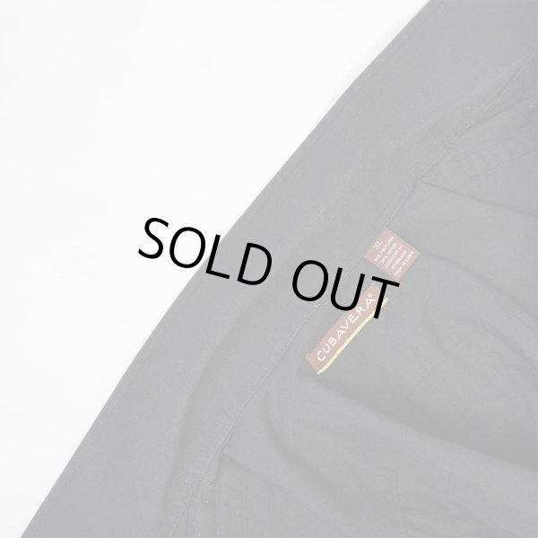 画像5: 00's CUBAVERA S/S キューバシャツ "BLACK" (5)