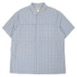 画像1: 00's L.L.Bean S/S シアサッカー フィッシングシャツ (1)