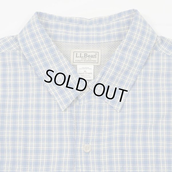 画像3: 00's L.L.Bean S/S シアサッカー フィッシングシャツ (3)