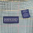 画像2: 90's LANDS' END S/S シアサッカー ボタンダウンシャツ “PLAID” (2)