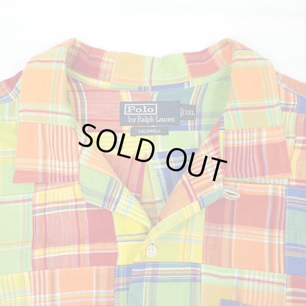 画像4: 90's Polo Ralph Lauren S/S オープンカラーシャツ "CALDWELL / 裾ポニー" (4)