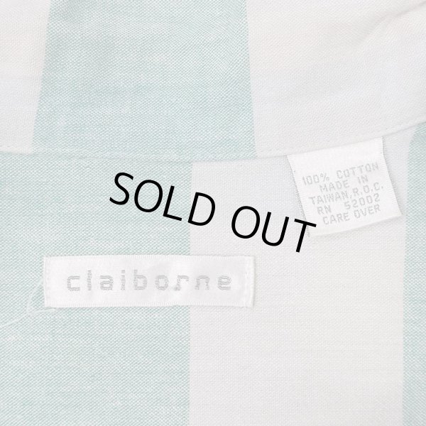 画像2: 90's Claiborne オープンカラーシャツ (2)