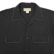 画像3: 00's PARADISE COVES S/S オープンカラー シルクシャツ "BLACK" (3)