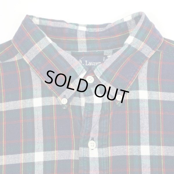 画像4: 90's Polo Ralph Lauren フランネル ボタンダウンシャツ "BLAIRE" (4)