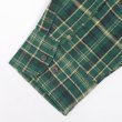 画像4: 90's TOWNCRAFT フランネル ボタンダウンシャツ "DEADSTOCK / Green Plaid" (4)