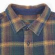 画像3: 00's ORVIS ヘビーネルシャツ "Navy × Brown Plaid" (3)
