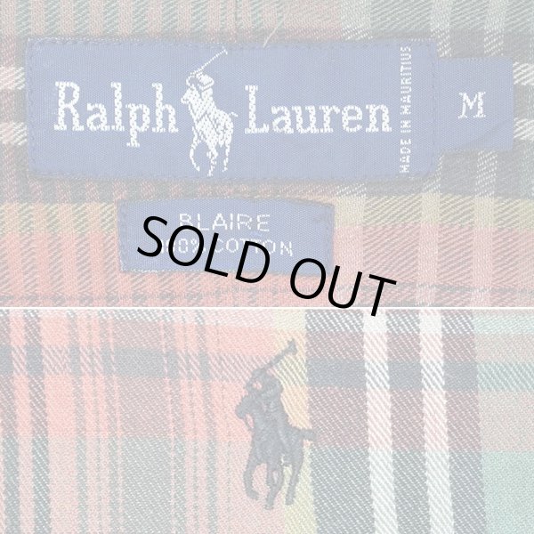 画像2: 90's Polo Ralph Lauren ボタンダウンシャツ "BLAIRE" (2)