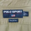 画像2: 90's POLO SPORT ヘリンボーンツイル ワークシャツ (2)