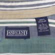 画像2: 90's LANDS' END マルチストライプ柄 S/S ボタンダウンシャツ (2)