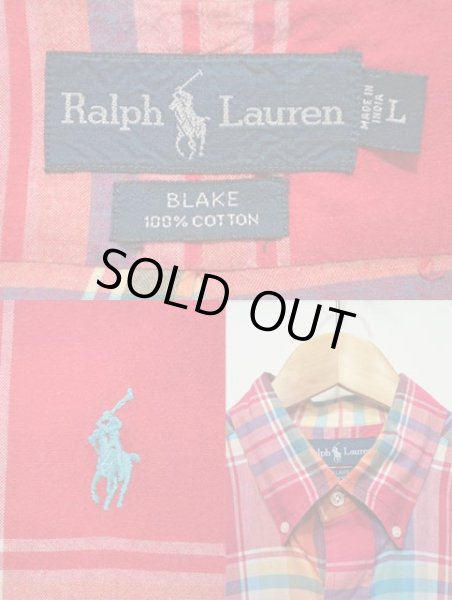 画像3: 90's POLO Ralph Lauren S/S ボタンダウンシャツ “BLAKE” (3)