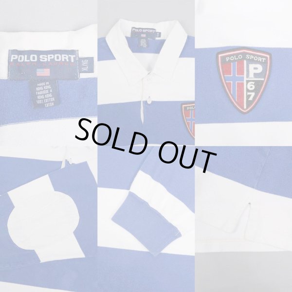 画像3: 90's POLO SPORT ラガーシャツ (3)