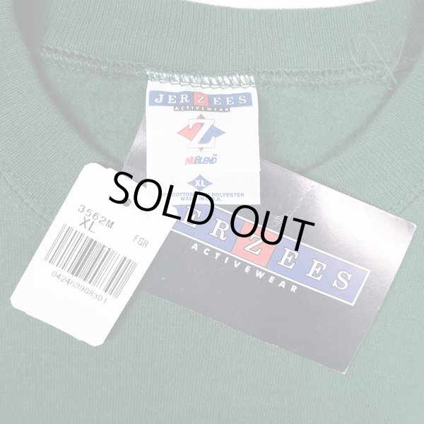 画像2: 90's JERZEES スウェットシャツ “GREEN / MADE IN USA / DEADSTOCK” (2)