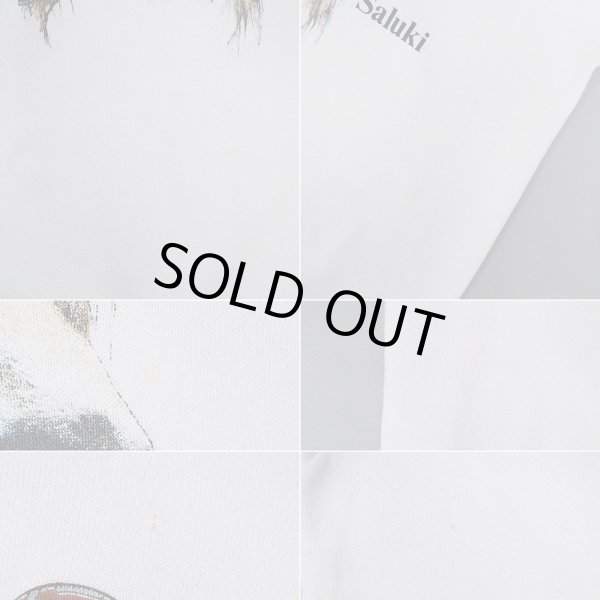 画像4: 90's FRUIT OF THE LOOM ドッグプリントスウェット "Saluki / MADE IN USA" (4)