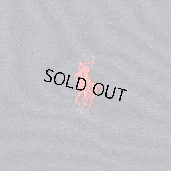 画像3: 90's Polo Ralph Lauren ロゴ刺繍 スウェット "FADE NAVY" (3)