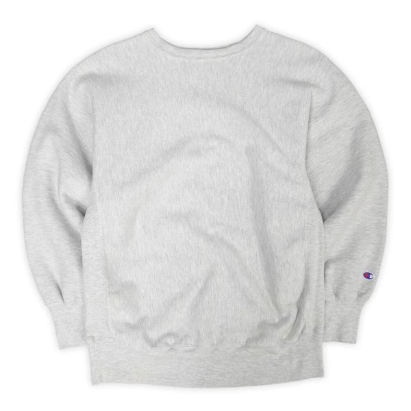 画像1: 90-00's Champion リバースウィーブスウェット "目無し / Heather Gray" (1)