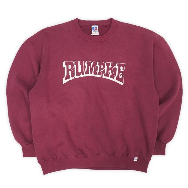 画像1: 90's RUSSELL ロゴプリントスウェット "MADE IN USA" (1)