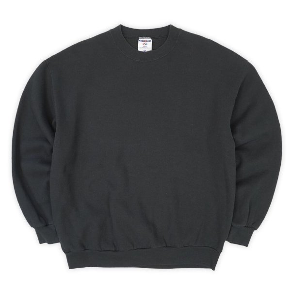 画像1: 90s JERZEES ブランクスウェット "BLACK / MADE IN USA" (1)
