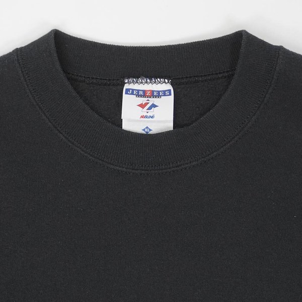 画像3: 90s JERZEES ブランクスウェット "BLACK / MADE IN USA" (3)
