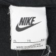 画像2: 00's NIKE スウォッシュロゴ刺繍 スウェットパーカー "BLACK" (2)