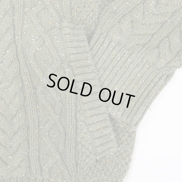 画像4: 00's L.L.Bean ネップ柄 コットンニットフーディー (4)