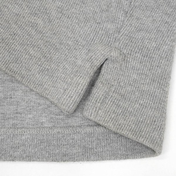 画像3: 00's Polo Ralph Lauren ハーフジップ コットンニット "GRAY" (3)