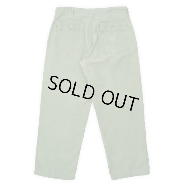 画像2: 70's US.ARMY コットンサテン ベイカーパンツ "実寸W36 L30" (2)