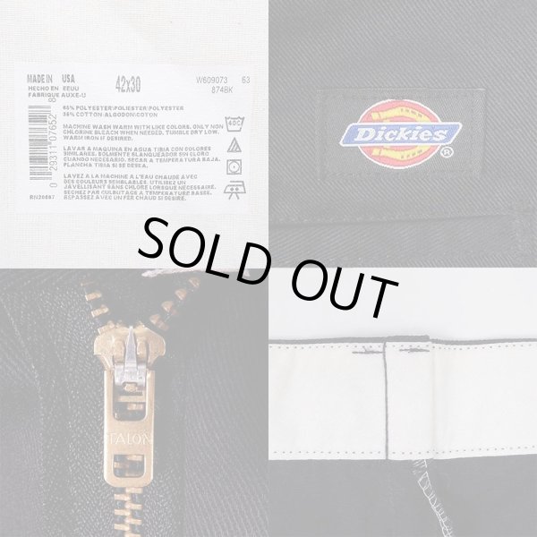画像4: 90's Dickies 874 ワークパンツ "MADE IN USA / BLACK / DEADSTOCK" (4)