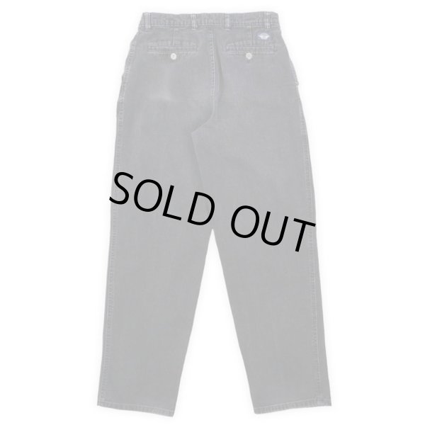画像2: 90's DOCKERS 2タック ブラックデニムトラウザー "MADE IN USA" (2)
