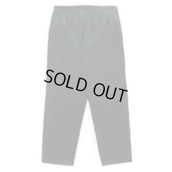 画像2: 90's Polo Ralph Lauren 2タック 太畝コーデュロイトラウザー “ANDREW PANT / BLACK” (2)