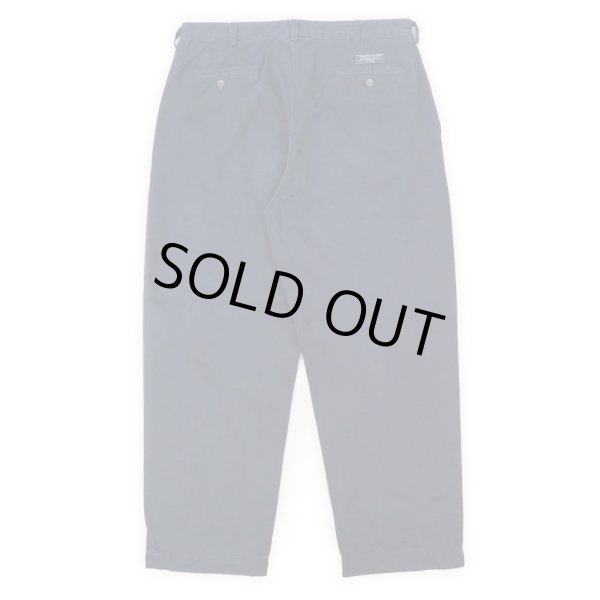 画像2: 90's Polo Ralph Lauren 2タック チノトラウザー “ANDREW PANT / NAVY / W34 L30” (2)