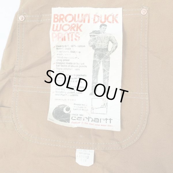 画像4: 70's Carhartt ダブルニー ダックペインターパンツ "DEADSTOCK" (4)