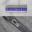 画像4: 90's Levi's アクションスラックス "Heather Gray / W34 L31" (4)