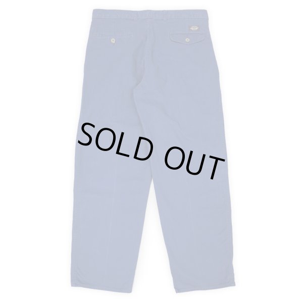 画像2: Early 90's DOCKERS 2タック チノトラウザー “BLUE / W34 L32” (2)