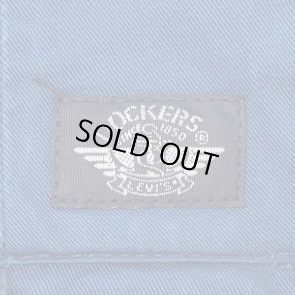 画像3: Early 90's DOCKERS 2タック チノトラウザー “BLUE / W34 L32” (3)