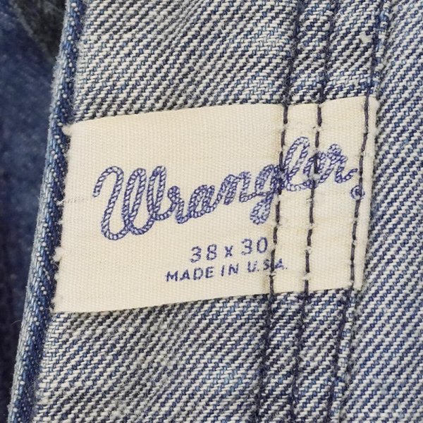 画像3: 60's Wrangler 13MWZ デニムパンツ "MADE IN USA / W38 L30" (3)