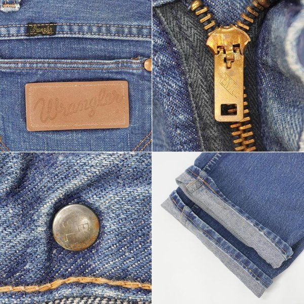 画像4: 60's Wrangler 13MWZ デニムパンツ "MADE IN USA / W38 L30" (4)