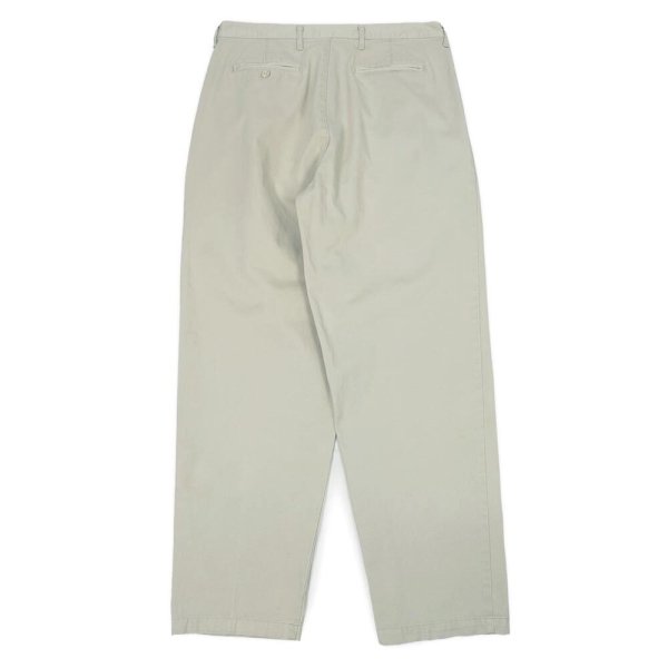 画像2: 90's OLD GAP 2タック チノトラウザー "W34 L32" (2)
