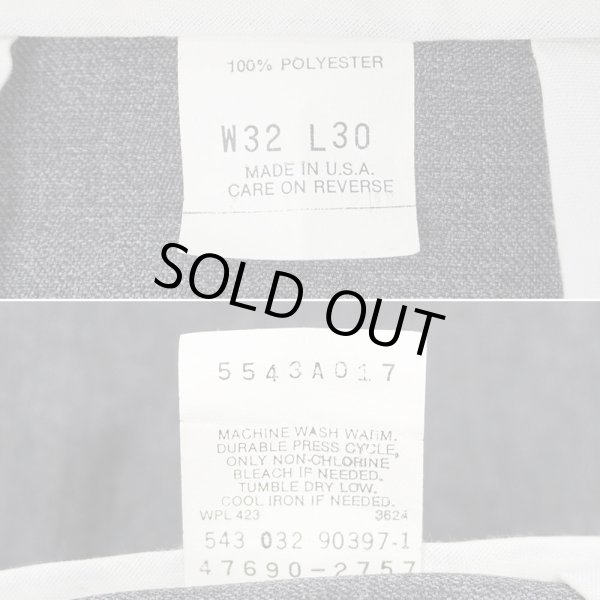 画像4: Early 90's Levi's アクションスラックス “CHARCOAL HEATHER / MADE IN USA / W32 L30” (4)