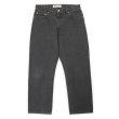 画像1: 08's Levi's 505 ブラックデニムパンツ "W34 L30" (1)