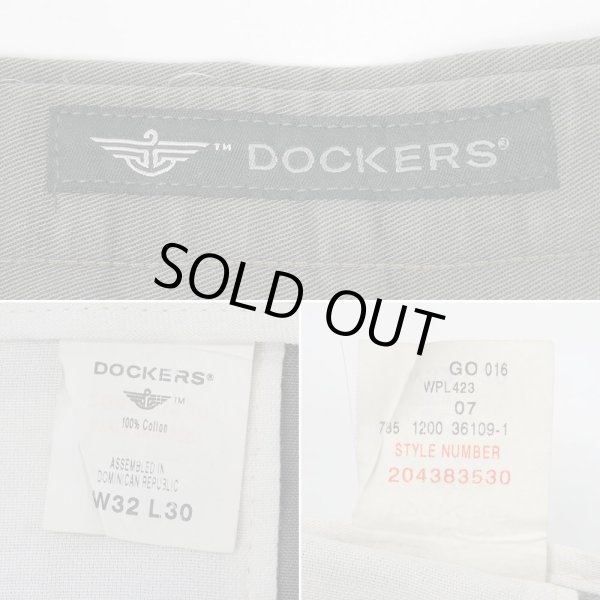 画像3: Early 00's DOCKERS 2タック チノトラウザー “OLIVE / DEADSTOCK” (3)