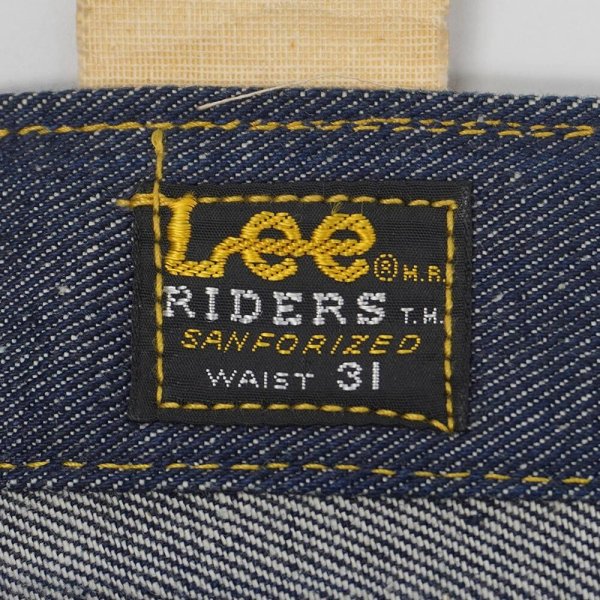 画像3: Early 70's Lee 200-0041 デニムパンツ "DEADSTOCK / MADE IN USA / サイド黒" (3)