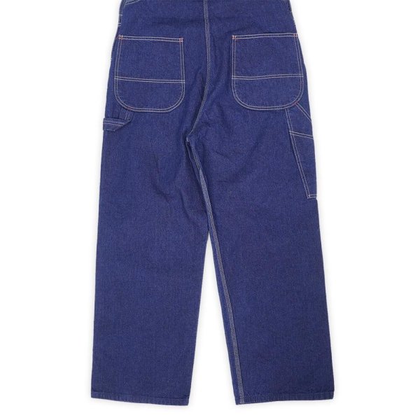 画像3: Early 00's Dickies デニムオーバーオール "Dark Indego / W38 L30" (3)