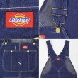 画像5: Early 00's Dickies デニムオーバーオール "Dark Indego / W38 L30" (5)