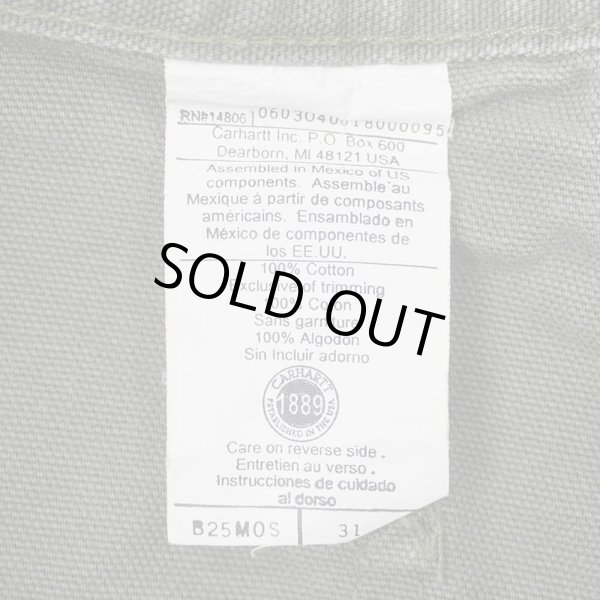 画像3: Early 00's Carhartt ダックペインターショーツ "MOSS GREEN" (3)