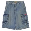 画像1: 90's Dickies マルチポケット デニムカーゴショーツ (1)