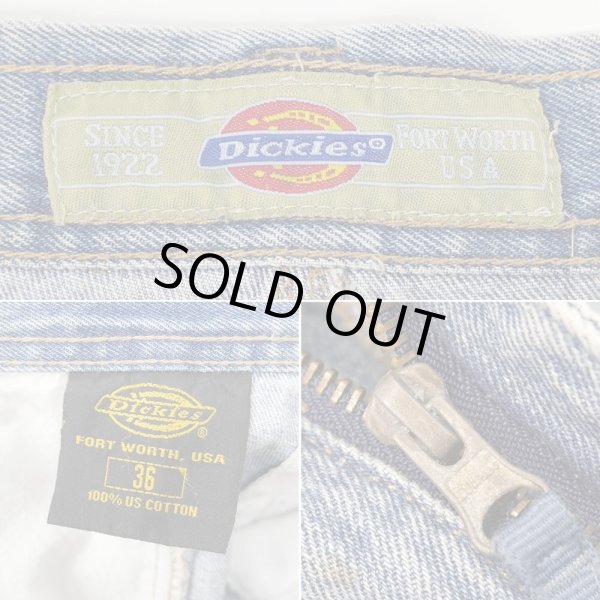 画像4: 90's Dickies マルチポケット デニムカーゴショーツ (4)