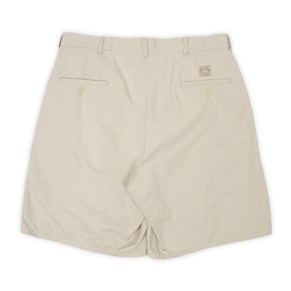 画像2: 80's Polo Ralph Lauren 2タック チノショーツ “Light Beige / MADE IN USA” (2)