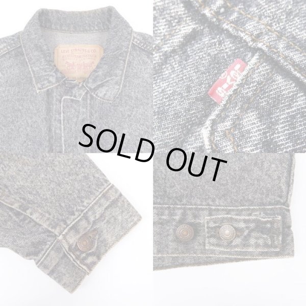 画像4: 90's Levi's 57508-4861 ブラックデニムジャケット "MADE IN USA" (4)