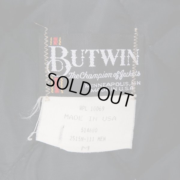 画像3: 80's BUTWIN ウール ボタンスタジャン "MADE IN USA" (3)