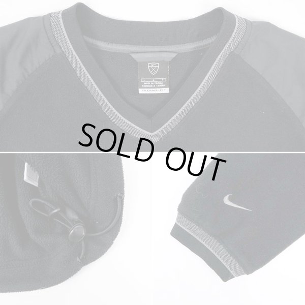 画像4: 00's NIKE GOLF Vネック フリースカットソー (4)